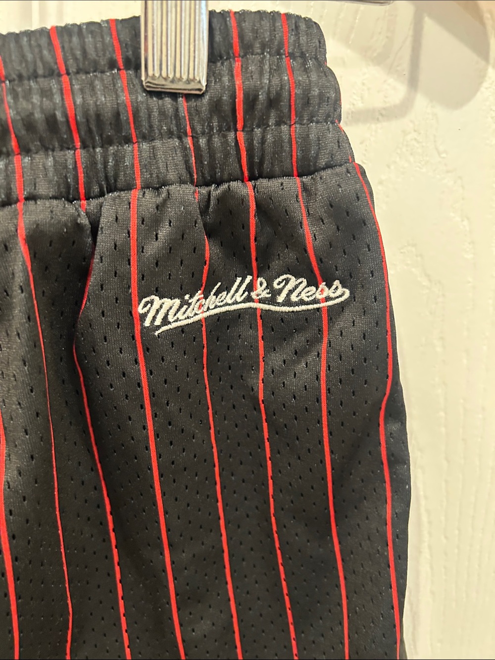 Ohio State Black & Red Pinstripe Athletic Shorts - Picture 5 of 6